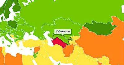 Узбекистан - Узбекистан взлетел на 30-е место во всемирном рейтинге открытых данных - dialog.tj - Норвегия - Россия - Китай - США - КНДР - Казахстан - Узбекистан - Турция - Польша - Киргизия - Таджикистан - Финляндия - Дания - Афганистан - Туркмения - Сингапур