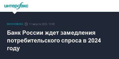 Банк России ждет замедления потребительского спроса в 2024 году - smartmoney.one - Москва - Россия