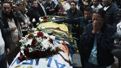 Гильермо Лассо - Прощание с убитым кандидатом в президенты - ru.euronews.com - Бельгия - Колумбия - Мексика - Эквадор - Кито