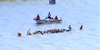 Поразили своей стойкостью. Украинцы во время соревнований по гребле в Таиланде доплыли до финиша в затопленной лодке — видео - nv.ua - Украина - Таиланд