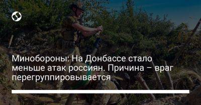 Анна Маляр - Минобороны: На Донбассе стало меньше атак россиян. Причина – враг перегруппировывается - liga.net - Россия - Украина