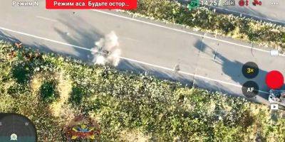 Наивный оккупант думал убежать от дрона ВСУ, но лишь выбился из сил и умер уставшим — видео - nv.ua - Россия - Украина