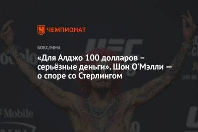 Шон Омэлли - «Для Алджо 100 долларов – серьёзные деньги». Шон О'Мэлли — о споре со Стерлингом - championat.com - Бостон