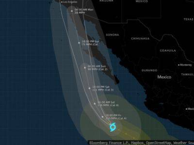 В США усиливается ураган Хилари: вдоль береговой линии Нижней Калифорнии объявили предупреждение - unn.com.ua - США - Украина - Киев - Мексика - Лос-Анджелес - шт. Калифорния