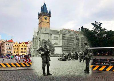 Прага в день советского вторжения и сейчас: фотопроект - vinegret.cz - Чехия - Прага - Чсср