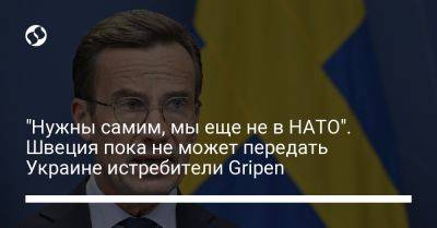 Ульф Кристерссон - "Нужны самим, мы еще не в НАТО". Швеция пока не может передать Украине истребители Gripen - liga.net - США - Украина - Швеция - Дания