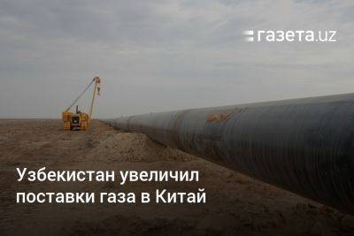 Журабек Мирзамахмудов - Узбекистан - Узбекистан увеличил поставки газа в Китай - gazeta.uz - Россия - Китай - Казахстан - Узбекистан - Туркмения - Бирма