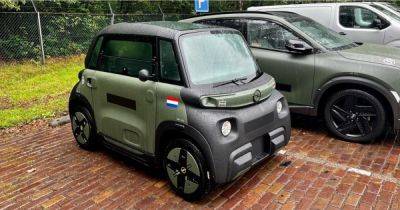 Малыш цвета хаки: Opel создал 2,4-метровый военный электромобиль (фото) - focus.ua - Украина - Голландия