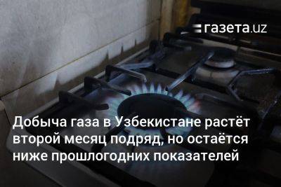 Добыча газа в Узбекистане растёт второй месяц подряд, но остаётся ниже прошлогодних показателей - gazeta.uz - Узбекистан