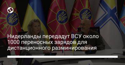 Кайса Оллонгрен - Нидерланды передадут ВСУ около 1000 переносных зарядов для дистанционного разминирования - liga.net - Украина - Киев - Голландия - Херсонская обл.