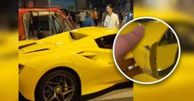 В Китае пожилой водитель поцарапал суперкар Ferrari и заплатил всего $26 за ремонт (фото) - focus.ua - Китай - США - Украина - Гана - Шанхай