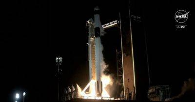 Crew Dragon - Уникальная миссия SpaceX Crew-7: на МКС полетели 4 астронавта из четырех стран (видео) - focus.ua - Россия - США - Украина - Киев - Япония - Дания