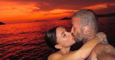 Дэвид Бекхэм - Виктория Бекхэм - Виктория и Дэвид Бекхэмы поцеловались на закате (фото) - focus.ua - Украина - Хорватия