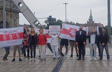 Полина Шарендо-Панасюк - Белорусы вышли на акции в поддержку Полины Шарендо-Панасюк и других политзаключенных - charter97.org - Белоруссия