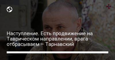 Александр Тарнавский - Наступление. Есть продвижение на Таврическом направлении, врага отбрасываем – Тарнавский - liga.net - Украина