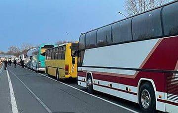 На выезд из Беларуси в Польшу резко выросли очереди автобусов - charter97.org - Россия - Белоруссия - Польша