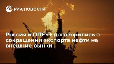 Владимир Путин - Александр Новак - Новак: Россия и ОПЕК+ договорились о сокращении экспорта нефти на внешние рынки - smartmoney.one - Россия - Красноярский край