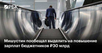 Владимир Путин - Михаил Мишустин - Мишустин пообещал выделить на повышение зарплат бюджетников ₽30 млрд - smartmoney.one - Россия - Московская обл.