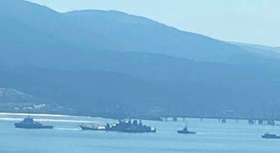 Морские дроны атаковали Новороссийск: подбит военный корабль, очень серьезная "бавовна" на нефтепроводе и в порту. Видео - ukrainianwall.com - Украина - Новороссийск - Новороссийск