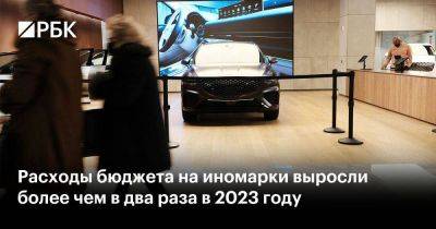 Владимир Путин - Вячеслав Володин - Расходы бюджета на иномарки выросли более чем в два раза в 2023 году - smartmoney.one - Россия