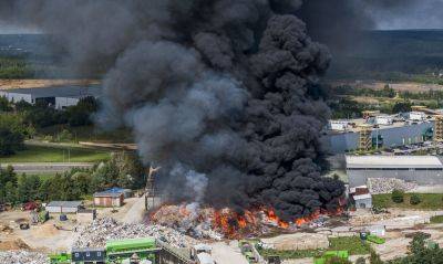 Пожар на территории предприятия Toksika не причинил вреда экологии – директор - obzor.lt - Литва - Вильнюс - Экология