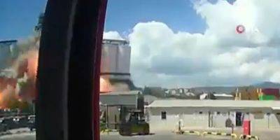 В турецком порту прогремел мощный взрыв. СМИ сообщат, что эпицентром было зернохранилище — видео - nv.ua - Украина - Турция