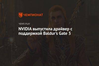 NVIDIA выпустила драйвер с поддержкой Baldur's Gate 3 - championat.com