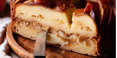 Новинка. Ленивый французский яблочный пирог с заварным кремом и кальвадосом: готовится в один прием - nv.ua - Украина