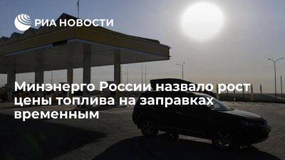 В Минэнерго России заявили, что рост цены на моторное топливо временный - smartmoney.one - Россия