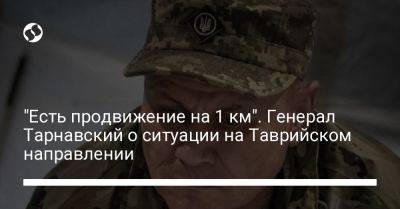 Александр Тарнавский - Александр Штупун - "Есть продвижение на 1 км". Генерал Тарнавский о ситуации на Таврийском направлении - liga.net - Украина