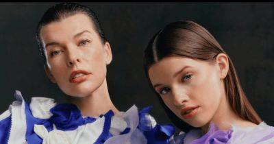 Милла Йовович - Милла Йовович с дочерью Эвер снялись для модного бренда (фото) - focus.ua - Украина - Киев