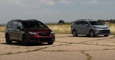 Семейная гонка: минивэны Toyota и Chrysler сравнили в заезде по прямой (видео) - focus.ua - США - Украина