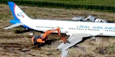 Ломать — не строить. Россияне «порезали» свой Airbus A320 прямо на месте аварийной посадки под Новосибирском — видео - nv.ua - Россия - Украина - Сочи - Новосибирск - Москва - Омск