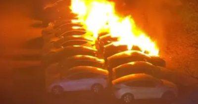 В Германии сгорели десятки электромобилей Tesla стоимостью более 500 тысяч евро (фото) - focus.ua - Китай - Украина - Германия
