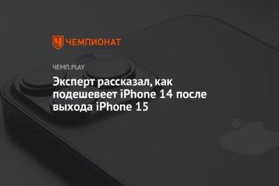 Эксперт рассказал, как подешевеет iPhone 14 после выхода iPhone 15 - championat.com