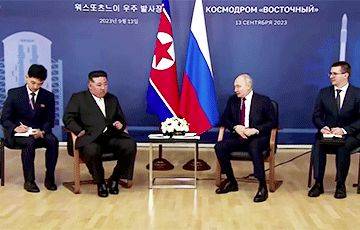 Ким Ченын - СМИ: Странное поведение Путина на встрече с Ким Чен Ыном подогрело слухи о его тяжелой болезни - charter97.org - Россия - Белоруссия