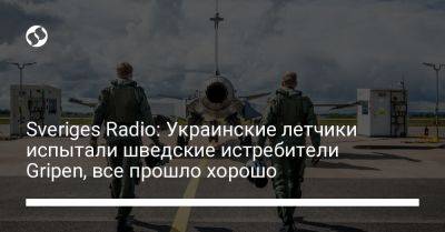 Sveriges Radio: Украинские летчики испытали шведские истребители Gripen, все прошло хорошо - liga.net - Украина - Швеция