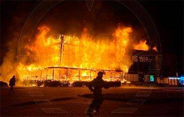 Масштабный пожар в Петербурге: крупный торговый центр сгорел дотла - charter97.org - Санкт-Петербург - Белоруссия