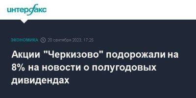 Сергей Михайлов - Акции "Черкизово" подорожали на 8% на новости о полугодовых дивидендах - smartmoney.one - Москва - Россия