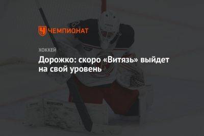 Дорожко: скоро «Витязь» выйдет на свой уровень - championat.com