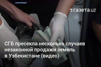 СГБ пресекла несколько случаев незаконной продажи земель в Узбекистане (видео) - gazeta.uz - Узбекистан - Самаркандская обл. - Андижанская обл.