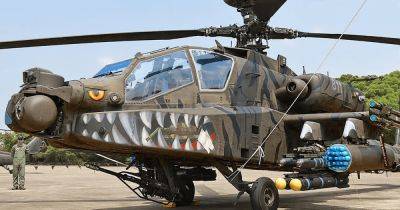 Тайваньские ударные вертолеты AH-64 выглядят самыми зловещими в мире (фото) - focus.ua - Украина - Тайвань