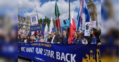 Хотим назад в ЕС: в Лондоне прошла многотысячная демонстрация с требованием отмены Brexit - fakty.ua - Украина - Англия - Бельгия - Лондон - Брюссель - Ес