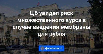 Максим Решетников - Эльвира Набиуллина - ЦБ увидел риск множественного курса в случае введения мембраны для рубля - smartmoney.one - Россия