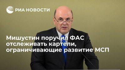 Михаил Мишустин - Мишустин поручил ФАС отслеживать появление картелей, ограничивающих развитие МСП - smartmoney.one - Россия