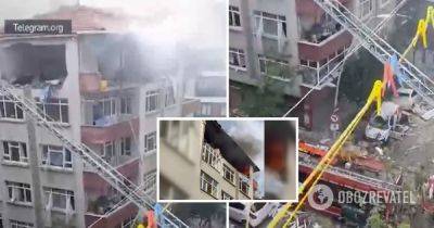 В Стамбуле произошел мощный взрыв в многоэтажке - есть погибшие - видео - obozrevatel.com - Турция - Стамбул