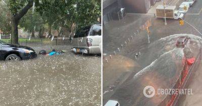 Эрик Адамс - Ливни в Нью-Йорке – 8,5 млн жителей Нью-Йорка находятся под угрозой наводнения – фото - obozrevatel.com - Нью-Йорк - Нью-Йорк