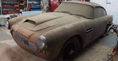Джеймс Бонд - Aston Martin - Заброшенное сокровище: культовый Aston Martin за $500 000 простоял 40 лет в гараже (видео) - focus.ua - Украина - Киев - Англия