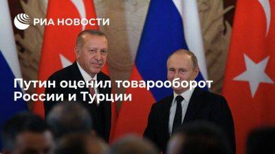 Владимир Путин - Реджеп Тайип Эрдоган - Путин отметил сохранение позитивного тренда по товарообороту России и Турции - smartmoney.one - Россия - Сочи - Турция