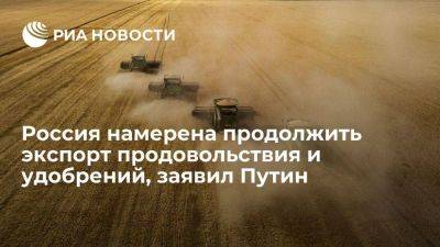 Владимир Путин - Реджеп Эрдоган - Путин: Россия продолжит экспорт продовольствия и удобрений - smartmoney.one - Россия - Сочи - Турция